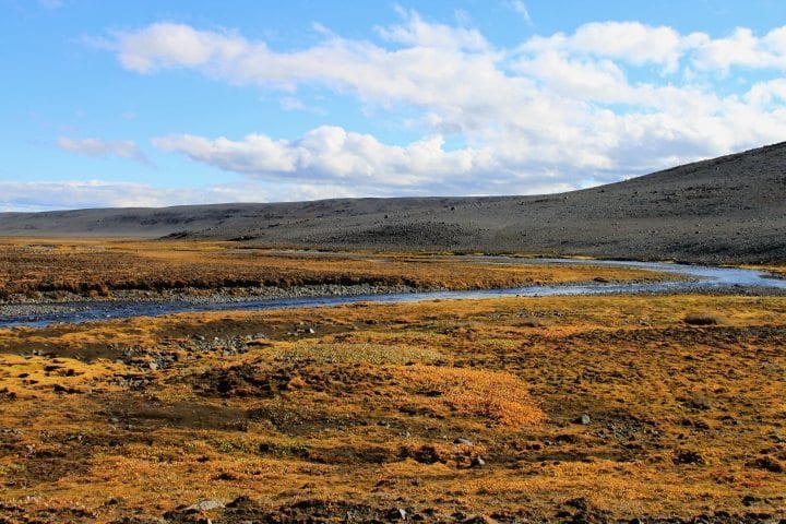 Quer durchs Hochland in Island im September