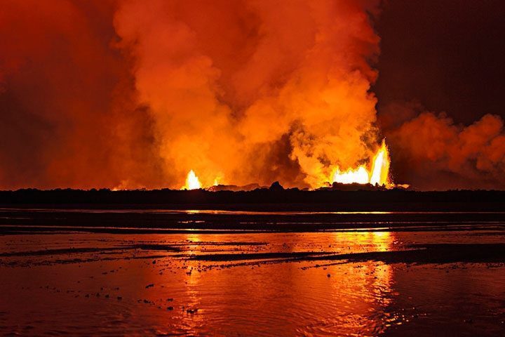 Vulkan in Island | Holuhraun: Entstehung eines Lavafeldes