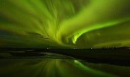 Polarlicht im süden von Island