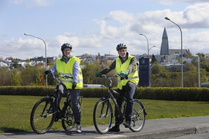 Geführte Fahrradtour in und um Reykjavik