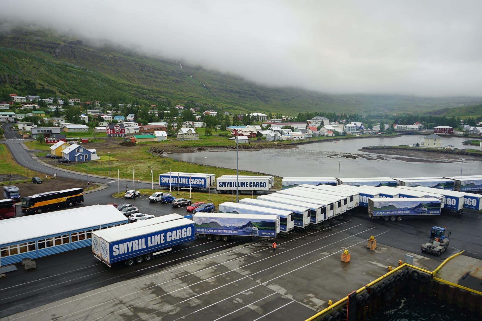 Hafen Seyðisfjörður Smyril Line Norröna