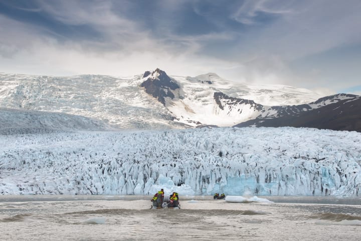 Bootsfahrt auf der Gletscherlagune Fjallsárlón