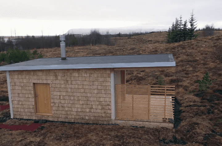 Umweltfreundliches Hanf-Haus in Island