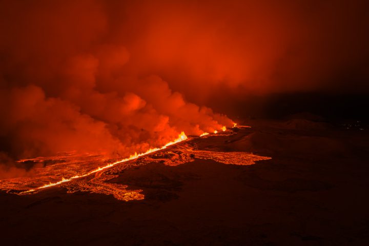 Neuer Vulkanausbruch in Reykjanes Peninsula